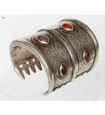 Antik Turkmenische Tekke - Silber Armreif  (Bilezik) Nr:17/490