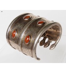 Antik Turkmenische Tekke - Silber Armreif  (Bilezik) Nr:17/491