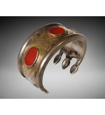 Antik Turkmenische Tekke - Silber Armreif  (Bilezik) Nr:17/  369