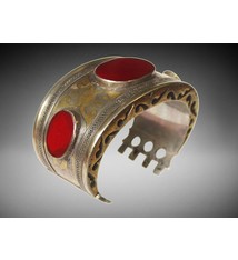 Antik Turkmenische Tekke - Silber Armreif  (Bilezik) Nr:17/  374