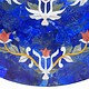 80 cm Marmor Lapis Lazuli Pietra Dura Couchtisch Tisch Florentiner Mosaik Intarsienarbeit wohnzimmertisch (Lapis)