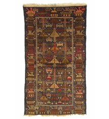 genuine old nomadic Afghan Warrug Russian invasion period of Afghanistan No:42