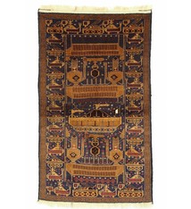 genuine old nomadic Afghan Warrug Russian invasion period of Afghanistan 17/7