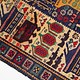 6,9x3,8 ft unique genuine old nomadic Afghan Warrug Afghanistan Kriegteppich NR:17/2