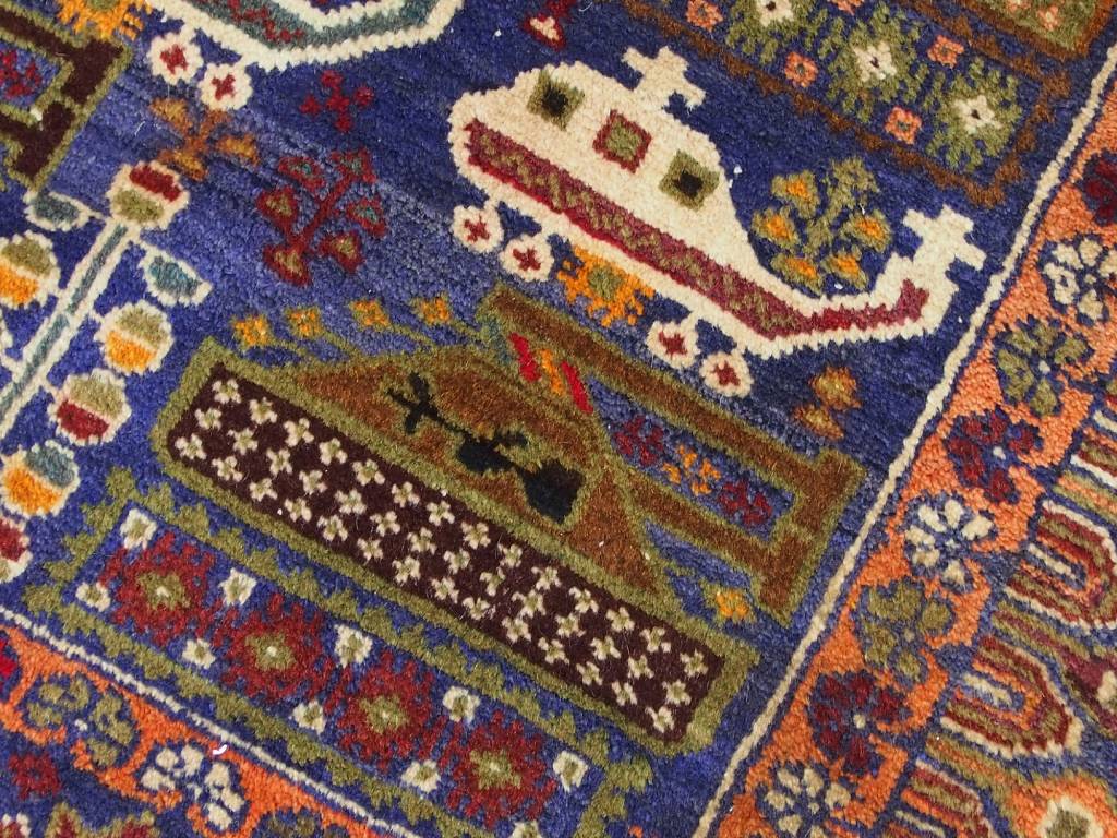 195x111 cm  original  Kriegsteppich aus Afghanistan – warrug Nr:2014/5