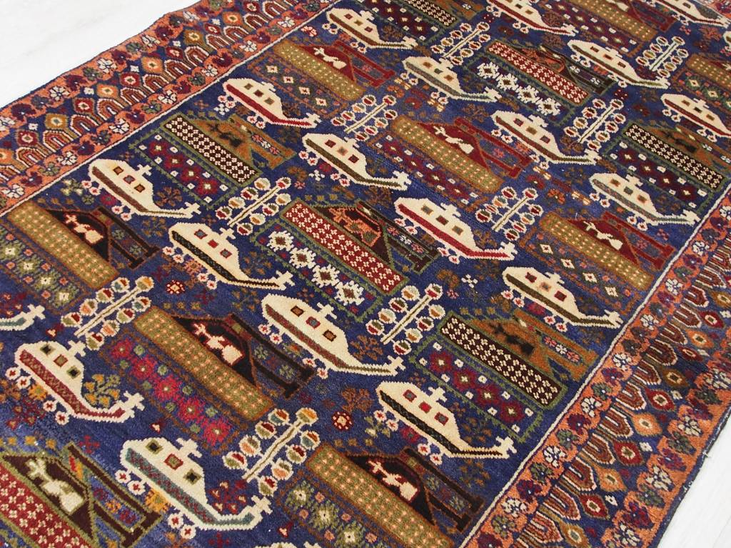 195x111 cm  original  Kriegsteppich aus Afghanistan – warrug Nr:2014/5