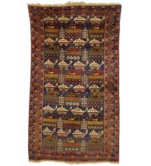 195x111 cm  original  Kriegsteppich aus Afghanistan – warrug Nr:2014/5