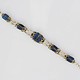 orient Nomaden Lapis Armband Neusilber + Vintage afghan nomadic bracelet -A