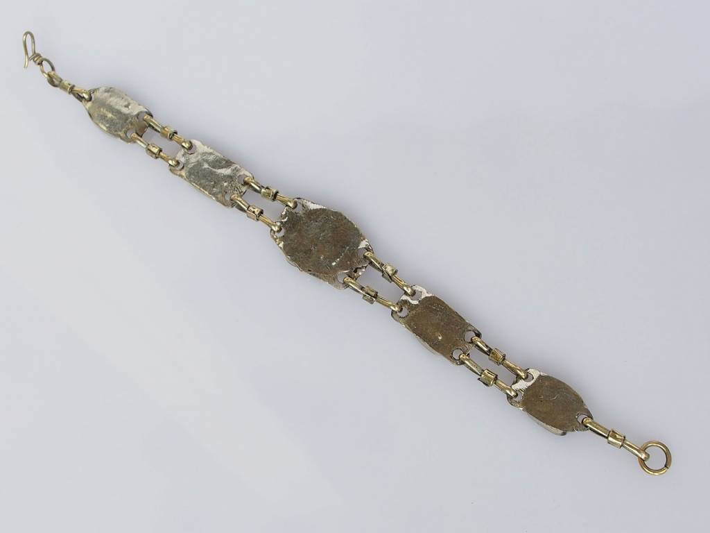 orient Nomaden Lapis Armband Neusilber + Vintage afghan nomadic bracelet -A