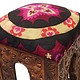 antik-look hand carved wooden vintage suzani Stoll chair from Afghanistan No: