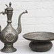 Antique Engraved copper Ewer Pitcher & Basin set from Afghanistan 18/A