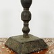 Rare carved  islamic  Antique Ottoman wood candle holder