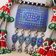 antique Multan enamelled necklace 18/2