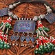 antique Multan enamelled necklace 18/2