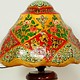 oriental hand made and  Hand Painted Camel Skin leather Lamp from table lamp Multan Pakistan 18/10