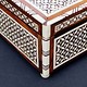 Egyptian Mother Of Pearl Inlay Jewelry Box
