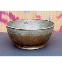 Antique islamic ,   19th century Tinned Copper Bowl No:Jam/ 4