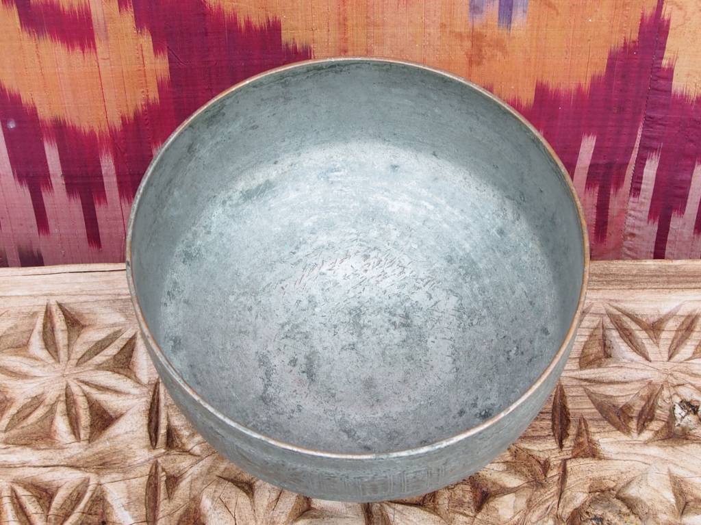 Antique islamic  ,20th century Tinned Copper Bowl No:Jam/7