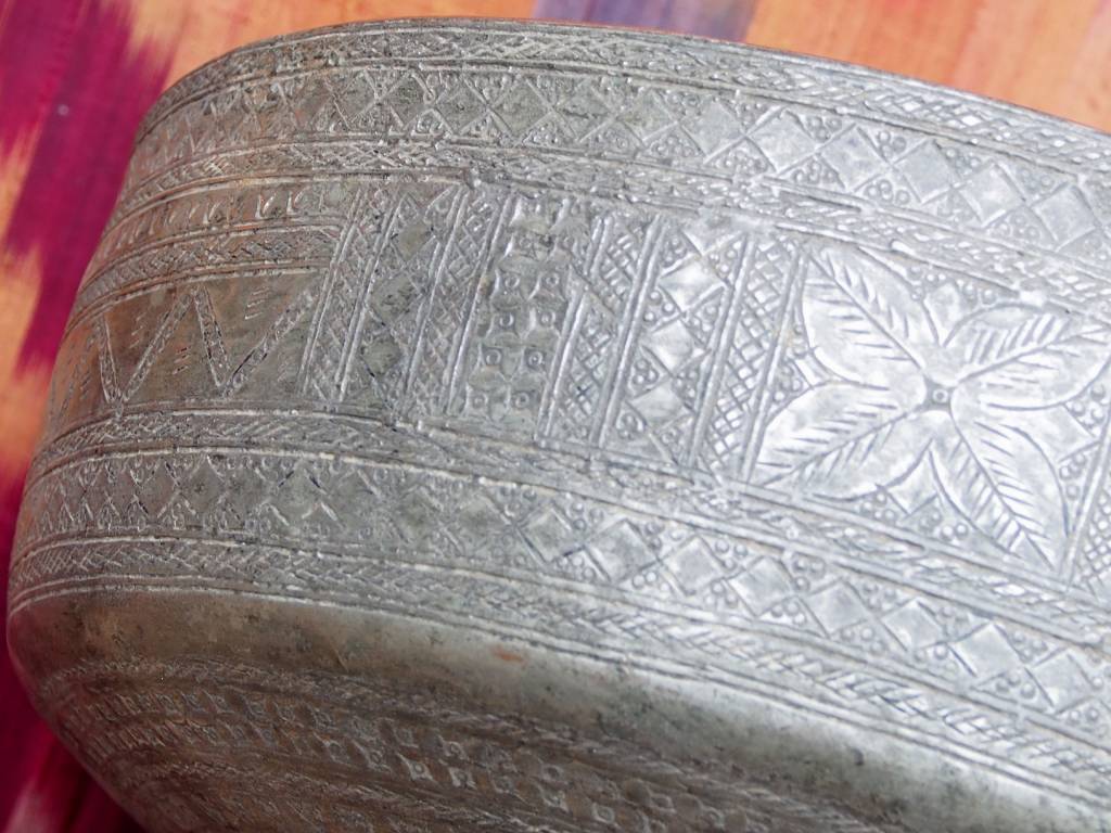 Antique islamic  ,20th century Tinned Copper Bowl No:Jam/7