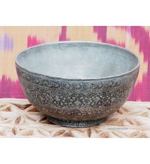 Antique islamic  18th to 19th century Tinned Copper Bowl No:Jam/ 8