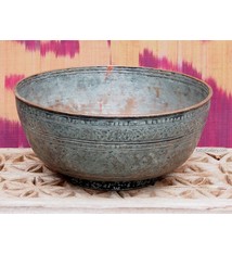 Antique Large islamic  18th to 19th century Tinned Copper Bowl No:Jam/ 9