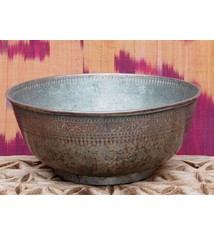 Antique islamic  18th to 19th century Tinned Copper Bowl No:Jam/40