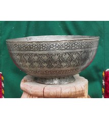Antique islamic  18th to 19th century Tinned Copper Bowl No:Jam/ 14