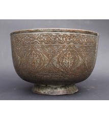 Antique Large  18th to 19th century Tinned Copper Bowl No:Jam/ 17