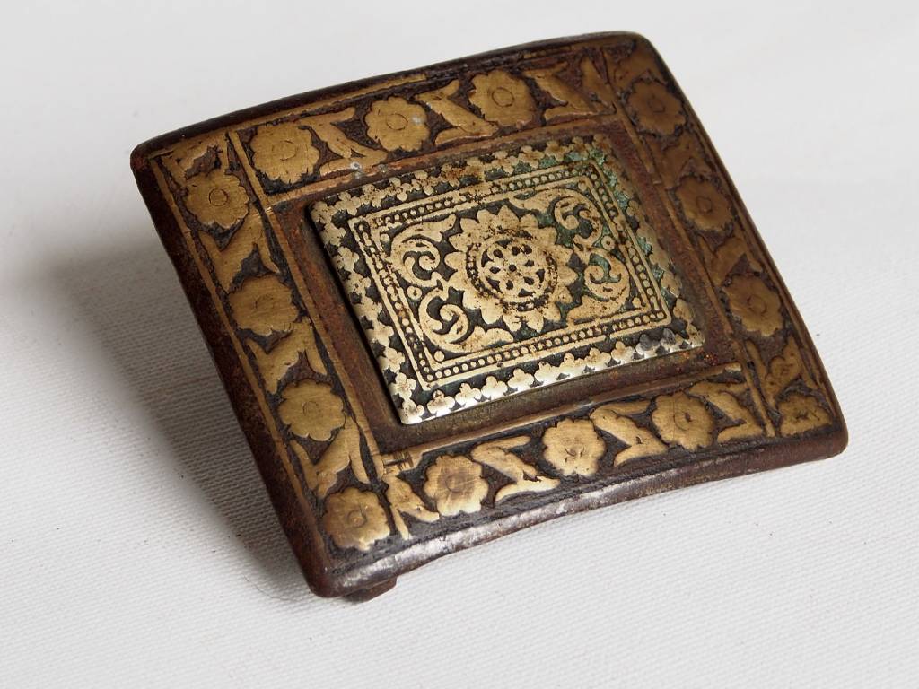 antique Afghan belt buckle 19th century No:18/B