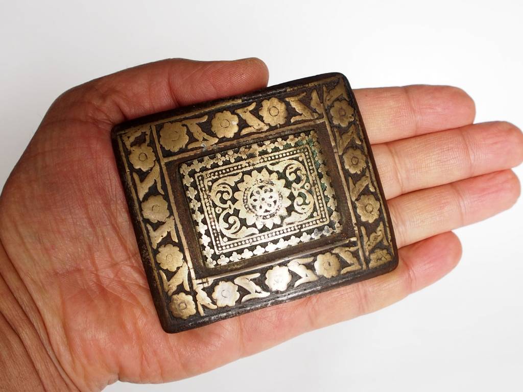 antique Afghan belt buckle 19th century No:18/B