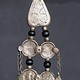Antike sehr lange Nomaden Silber Halsmomente Kette Anhänger Quast Nuristan Swat Valley Afghanistan pakistan No:18/F