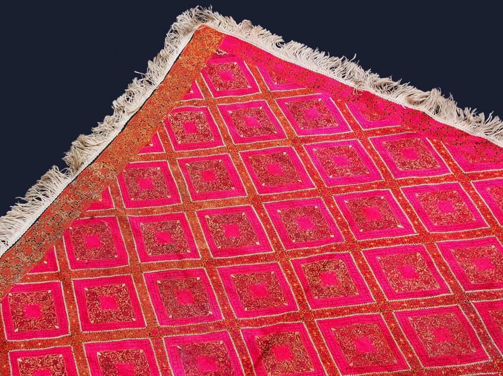 antique  Swat Valley silk embroidery  Tray cloth No:18/B