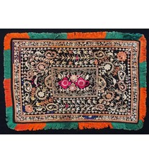 antique Tajek silk embroidery  Tray cloth No:18/6