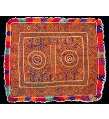 antique  Katawaz  silk embroidery  Tray cloth No:18/7