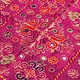 antique  Katawaz  silk embroidery  Tray cloth No:18/8
