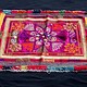 antique  Katawaz  silk embroidery  Tray cloth No:18/20