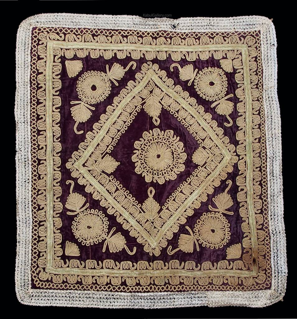 antique  Hazara velvet silk embroidery 18/19th century  No:18/24