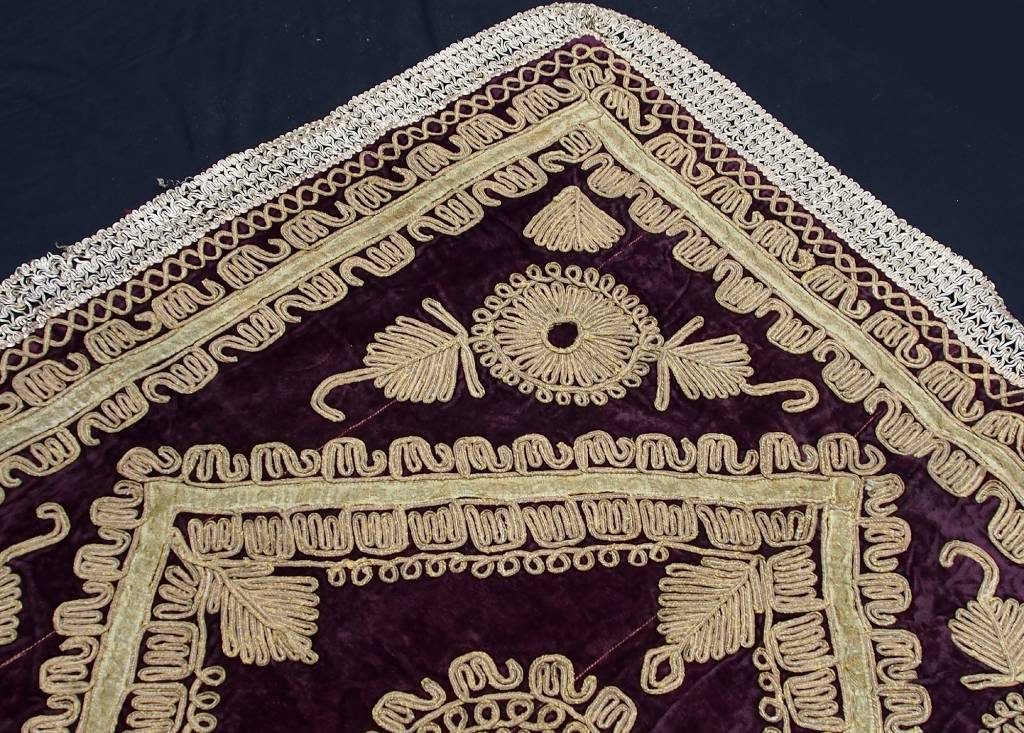 antique  Hazara velvet silk embroidery 18/19th century  No:18/24