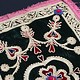antique  Hazara velvet silk embroidery 19th century  No:18/25