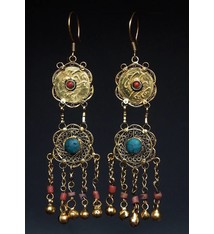 traditionelle Afghanische nomaden Vintage Ohrringe Nr:18/2