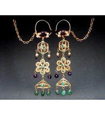 traditionelle Afghanische nomaden Vintage Ohrringe Nr:18/ 15