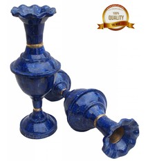 57 cm Exclusive Bodenvase Lapis Lazuli XXL -