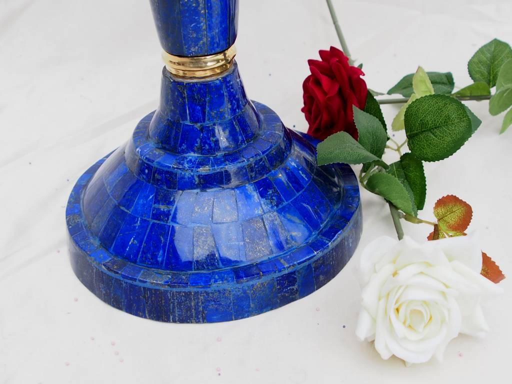 57 cm Exclusive Bodenvase Lapis Lazuli XXL