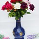 Extravagant Große Royal blau echt Lapis Lazuli - Messing ormolu montiert Vase Prunkvase Krug aus Afghanistan Nr:18/1