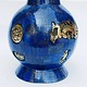 Extravagant Große Royal blau echt Lapis Lazuli - Messing ormolu montiert Vase Prunkvase Krug aus Afghanistan Nr:18/1