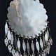 Ethnic Turkmen tribal Nickel silver Gonjik pendant Anhänger No:A
