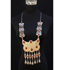 Ethnic Turkmen tribal Nickel silver  necklace Kette Nr:18/4
