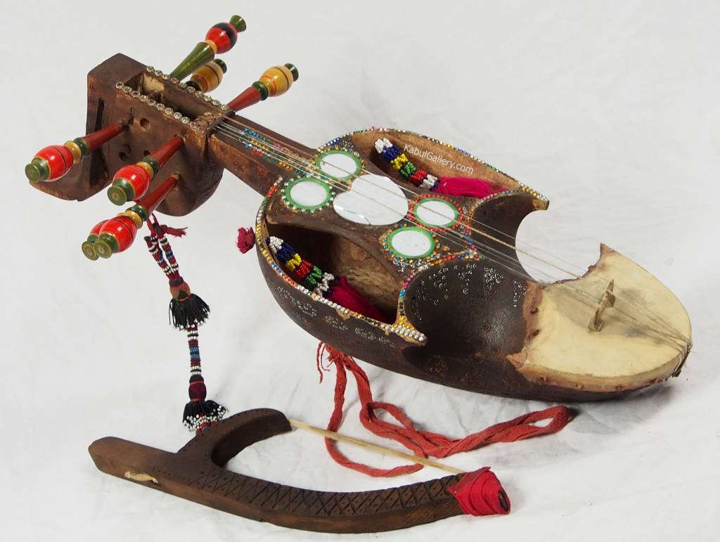 exotic musical instrument India Belutschistan afghanistan and pakistan Sarinda Ghichak 18/2