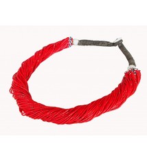 antike Glas Perlen Kette Kalash Chitral Nr:9/10