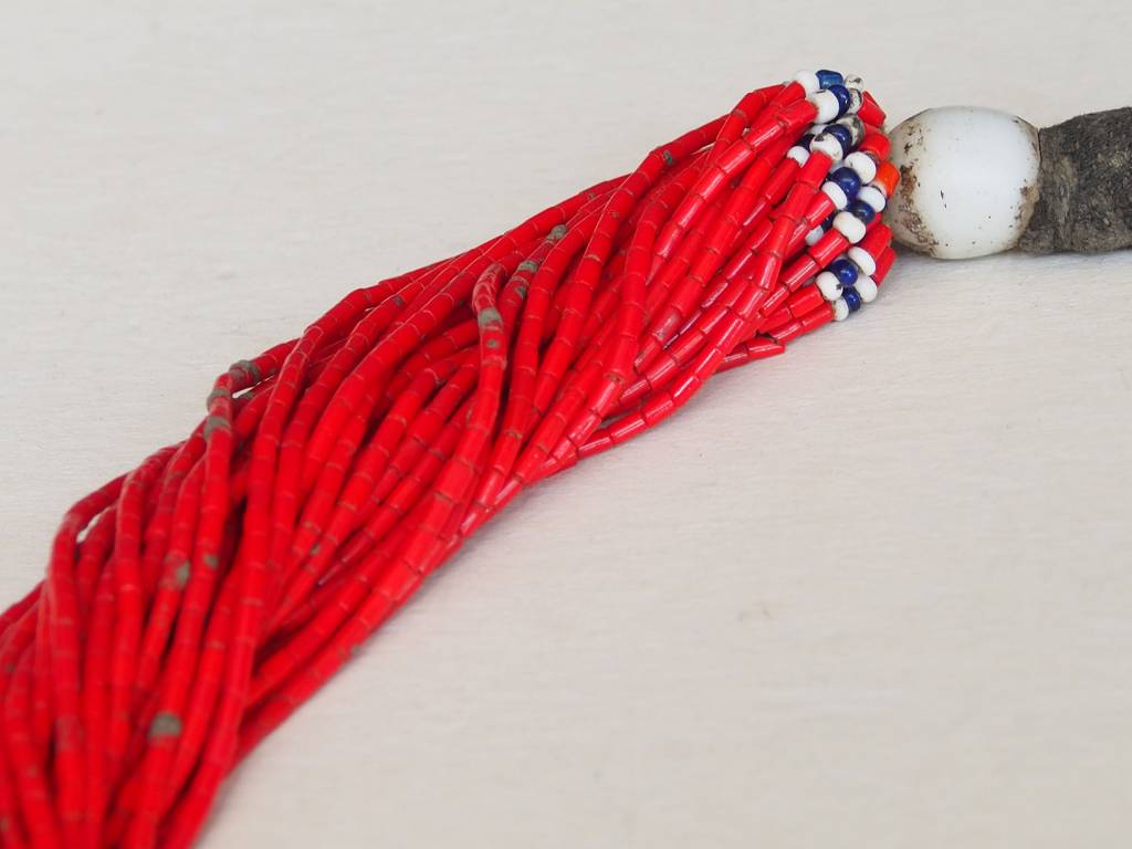antike Glas Perlen Kette Kalash Chitral Nr:9/10